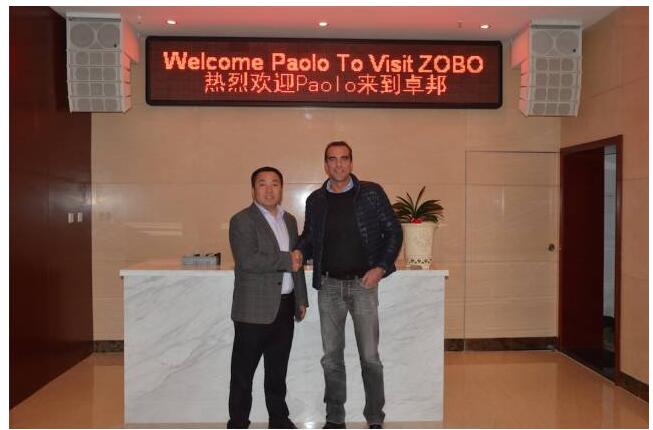 Montarbo全球銷售總監Paolo Stefani訪問ZOBO免费看片TV下载總部