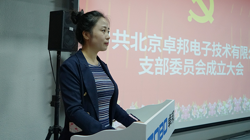 中共北京免费看片TV下载电子技术有限公司支部委员会成立